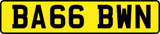 BA66BWN