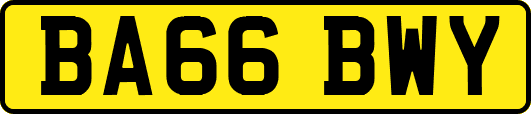BA66BWY