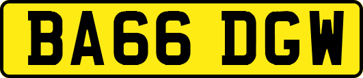 BA66DGW