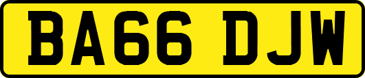 BA66DJW