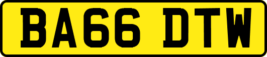 BA66DTW