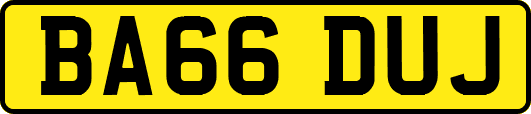 BA66DUJ