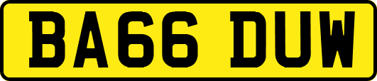 BA66DUW