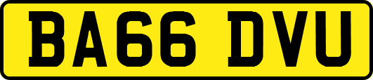 BA66DVU
