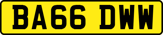 BA66DWW
