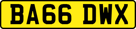BA66DWX