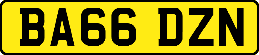 BA66DZN