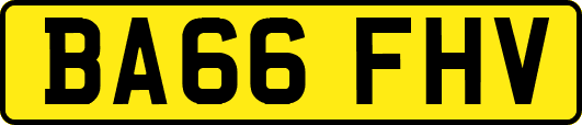 BA66FHV