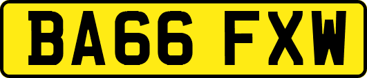 BA66FXW