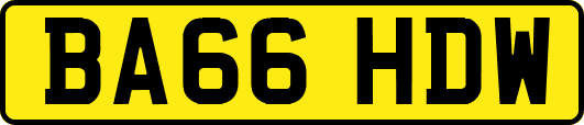 BA66HDW