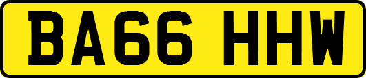 BA66HHW