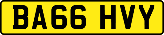 BA66HVY