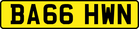 BA66HWN