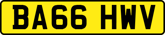 BA66HWV