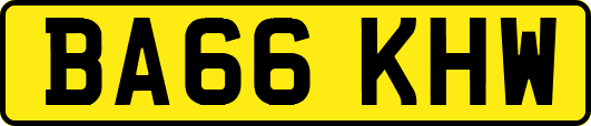 BA66KHW