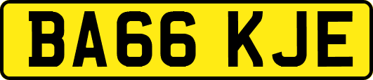 BA66KJE