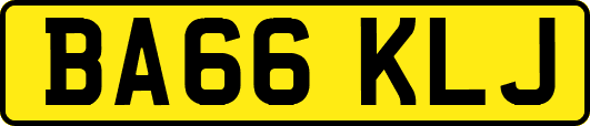 BA66KLJ