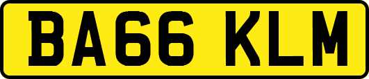 BA66KLM