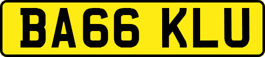 BA66KLU