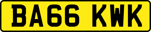 BA66KWK