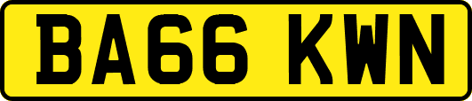 BA66KWN