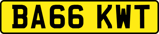 BA66KWT