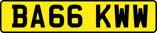 BA66KWW