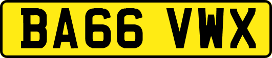 BA66VWX