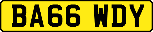 BA66WDY