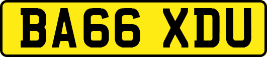BA66XDU