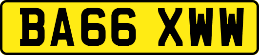 BA66XWW