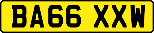 BA66XXW