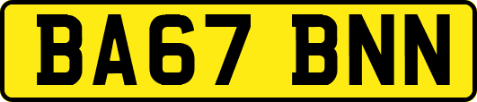 BA67BNN