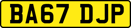 BA67DJP