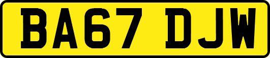 BA67DJW