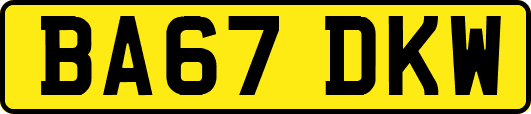 BA67DKW