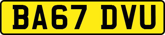 BA67DVU