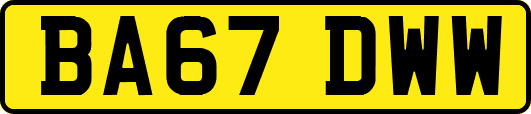 BA67DWW