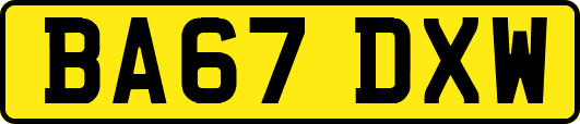 BA67DXW