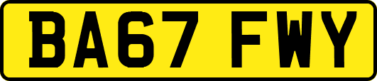 BA67FWY