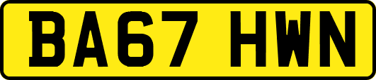 BA67HWN
