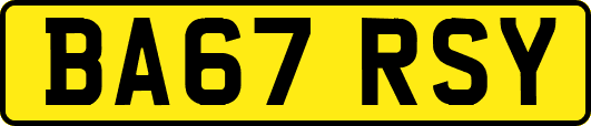 BA67RSY