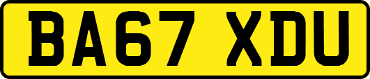 BA67XDU