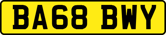 BA68BWY