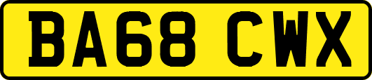 BA68CWX
