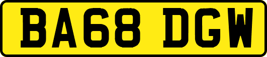 BA68DGW