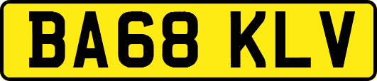 BA68KLV