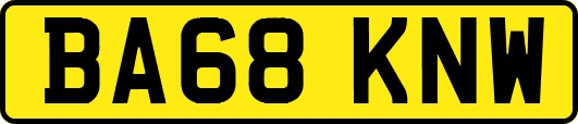 BA68KNW