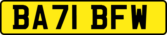 BA71BFW