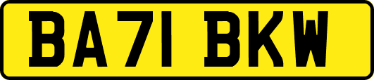BA71BKW